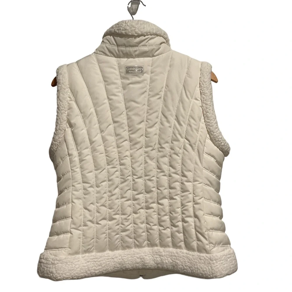 Calvin Klein Performance Women’s Quilted Vest White - Picture 2 of 7